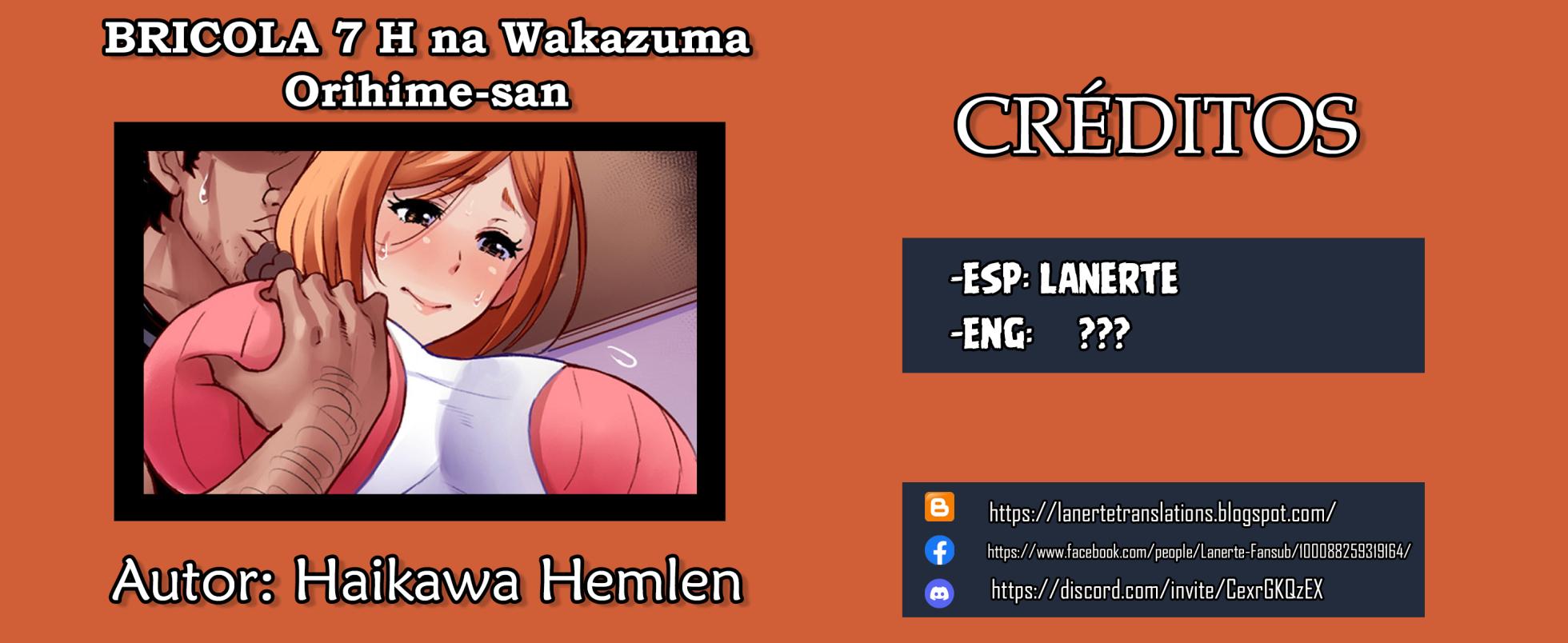 [Diogenes Club (Haikawa Hemlen)] BRICOLA 7 H na Wakazuma Orihime-san (Bleach) [Spanish] [Lanerte] [Digital] - Page 22