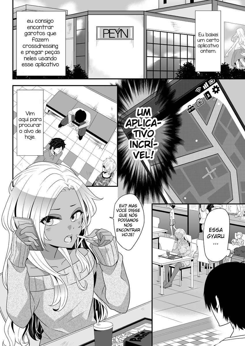 Josou Gal Otoko-kun ni Appli de Ecchi na Itazura Shite Mita [Portuguese Br] - Page 3