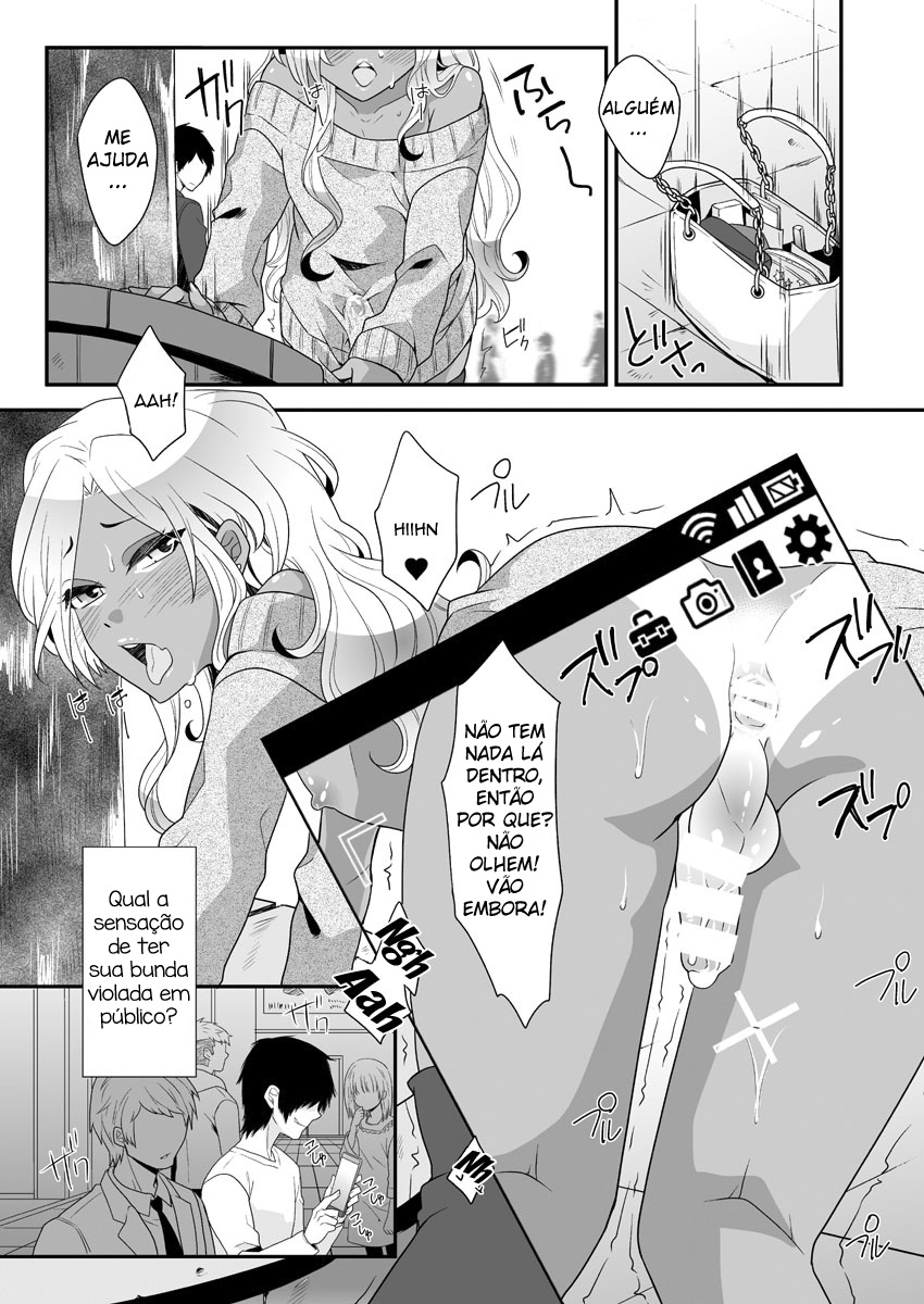 Josou Gal Otoko-kun ni Appli de Ecchi na Itazura Shite Mita [Portuguese Br] - Page 13