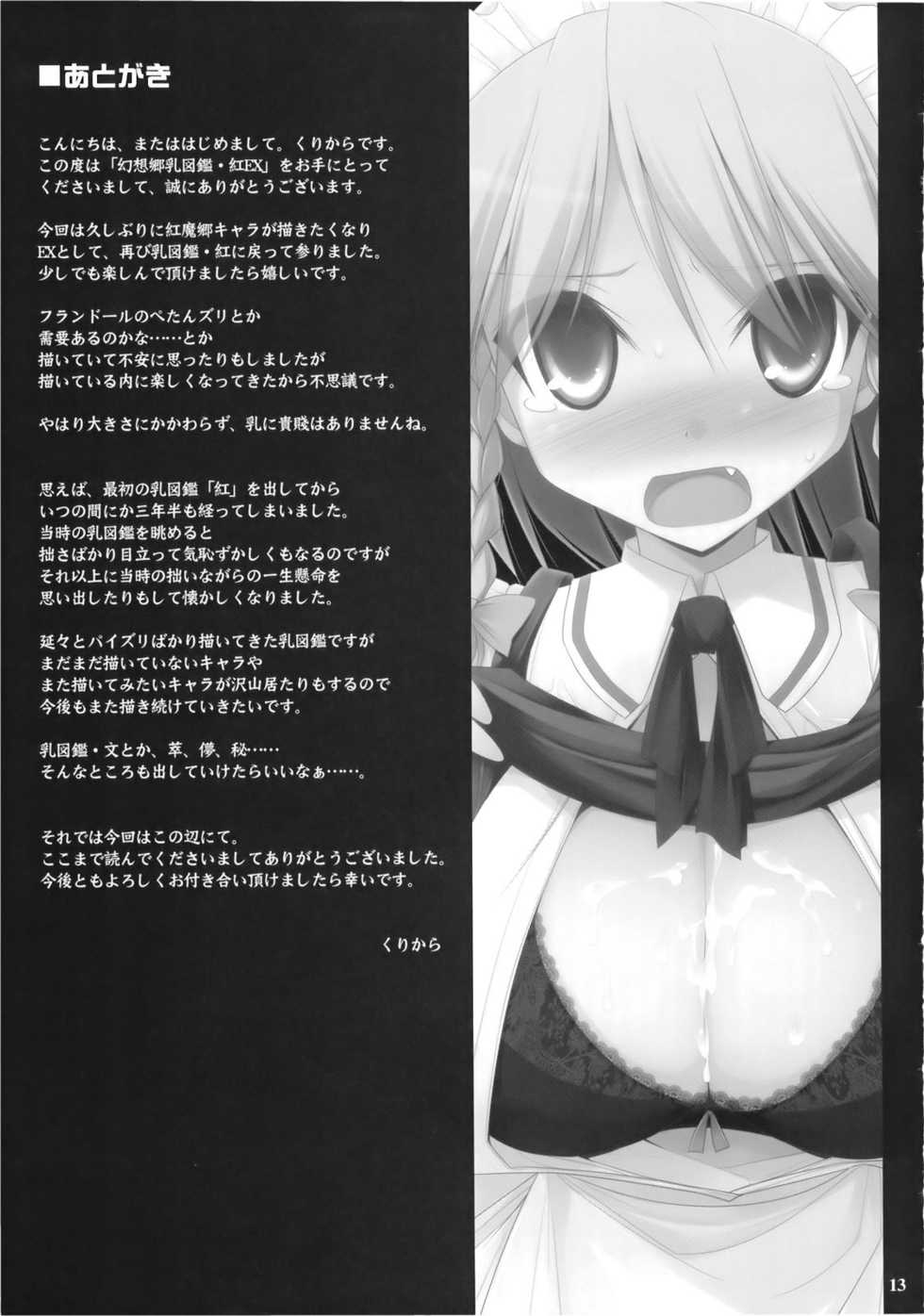(Reitaisai 7) [TOYBOX, Kujira Logic (Kurikara, Kujiran)] Gensoukyou Chichi Zukan Kurenai EX (Touhou Project) - Page 13