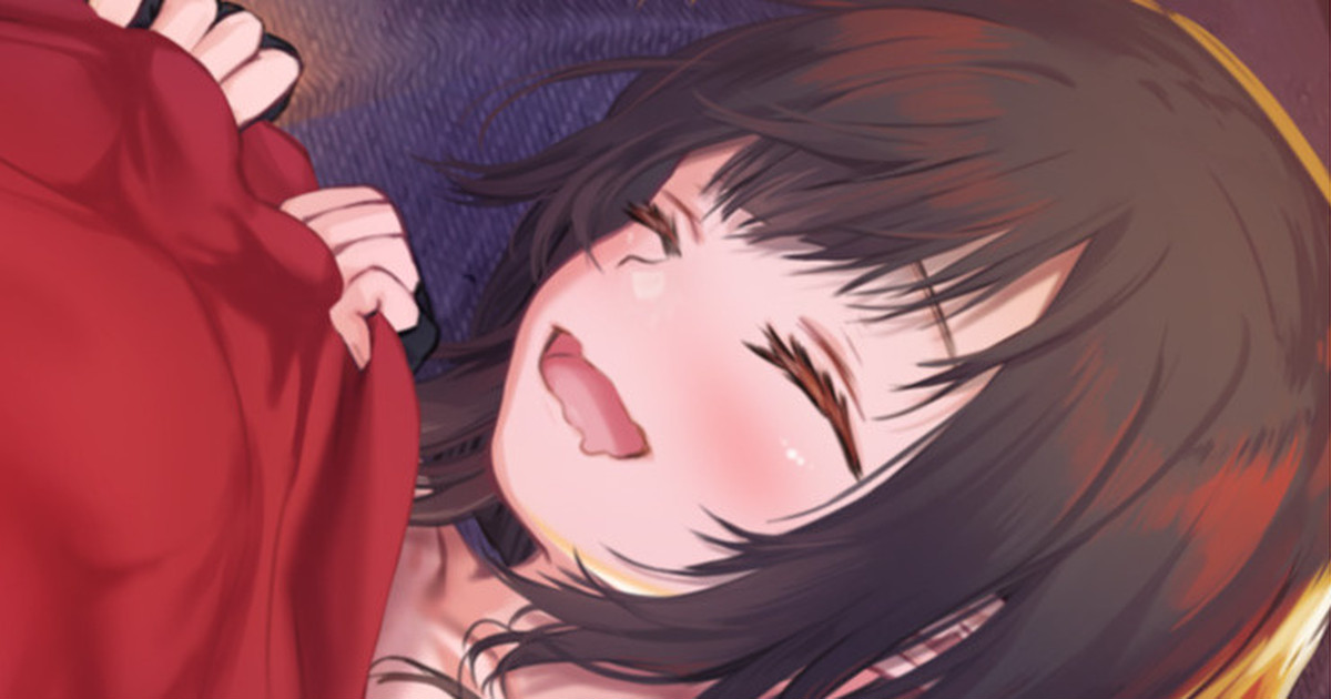 [Harutoshi] 人が大勢いるのにコタツの中でこっそりえっちなことするヤツ [Animated] (Kono Subarashii Sekai ni Syukufuku o!) - Page 1