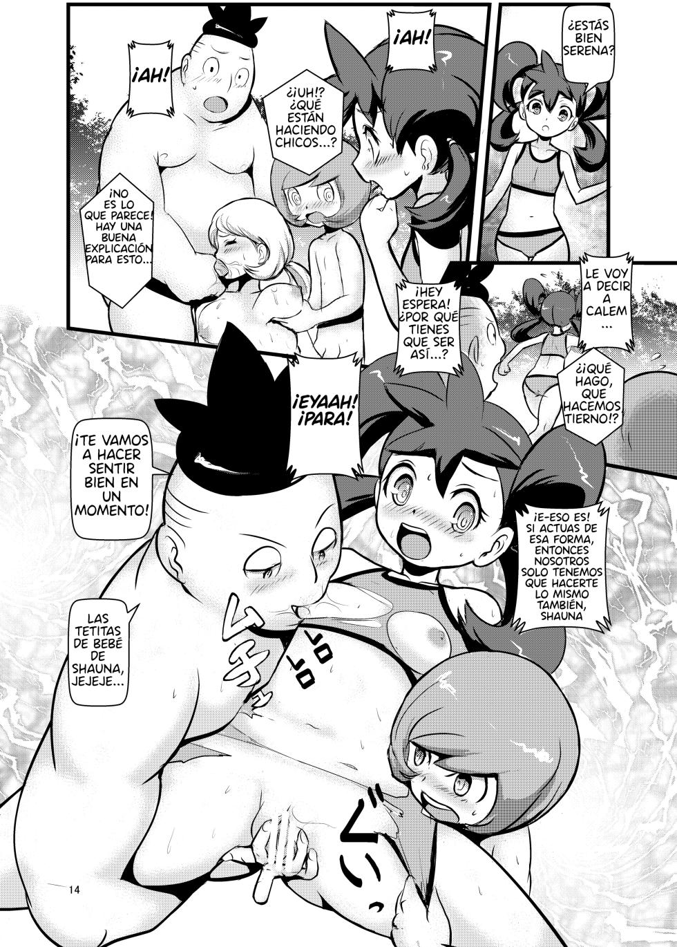 [Makoto☆Skip (Makoto Daikichi)] HAKOIRI MUSUME (Pokémon X and Y) [Spanish] [Darkshimmer] [Digital] - Page 14