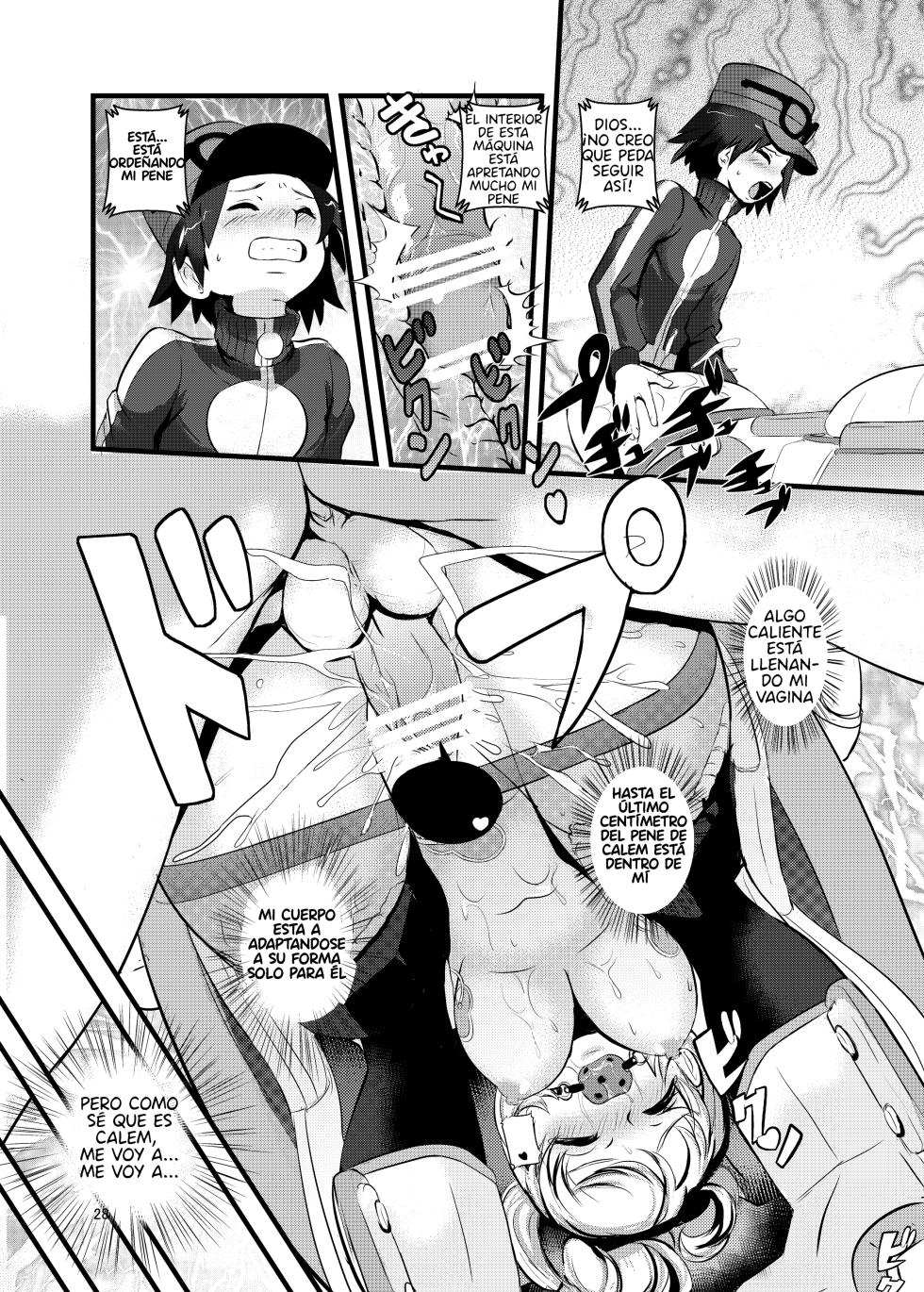 [Makoto☆Skip (Makoto Daikichi)] HAKOIRI MUSUME (Pokémon X and Y) [Spanish] [Darkshimmer] [Digital] - Page 28