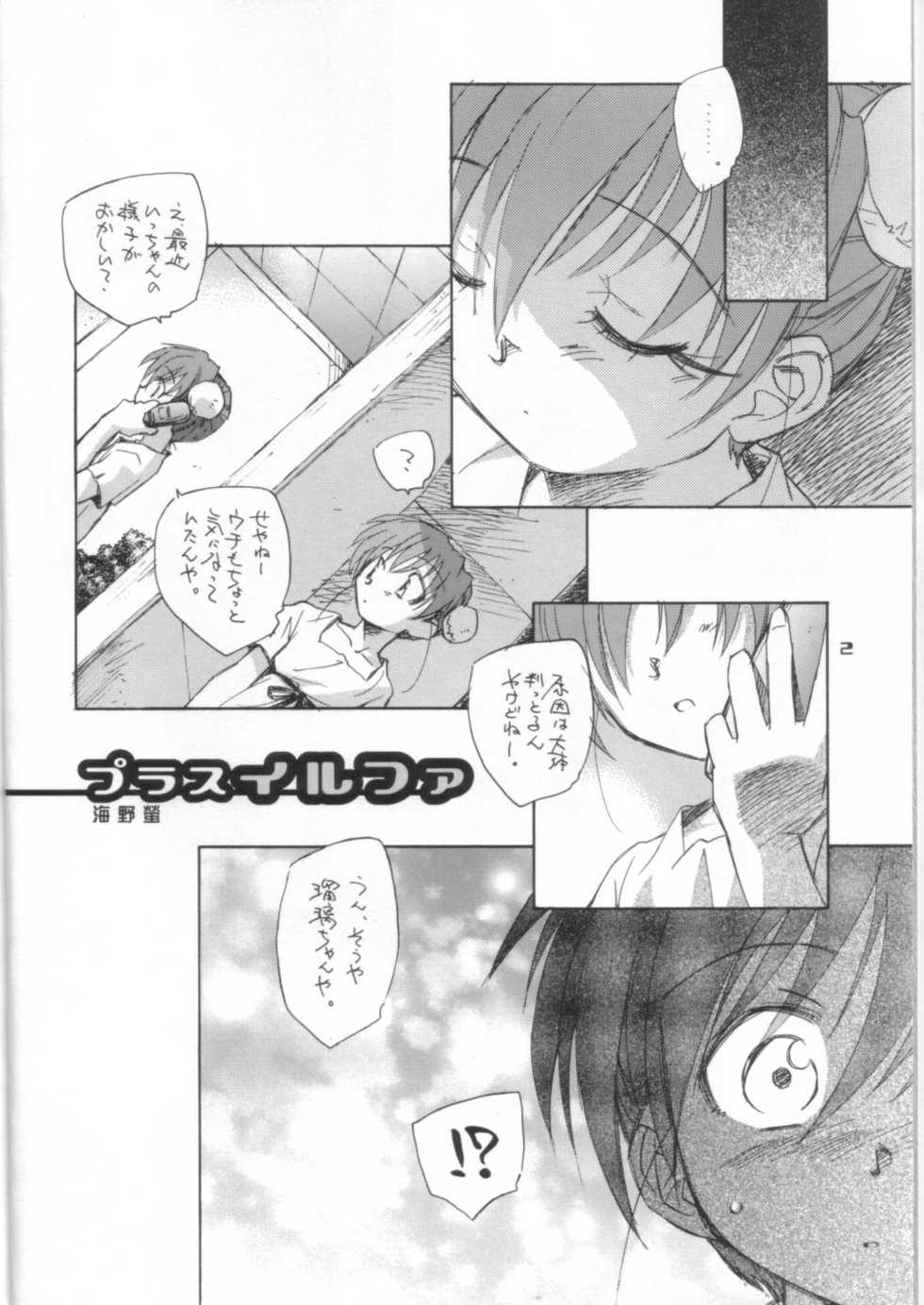 (C68) [Kuroshikatei (Unno Hotaru)] +ILFA (ToHeart2) - Page 3