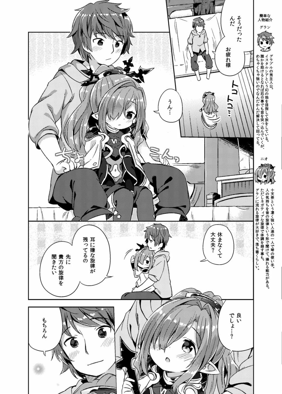 [Mukuton Kyouju to Soratobu Potato. (Muku)] Nio-san wa Amaetai. (Granblue Fantasy) [Digital] - Page 3