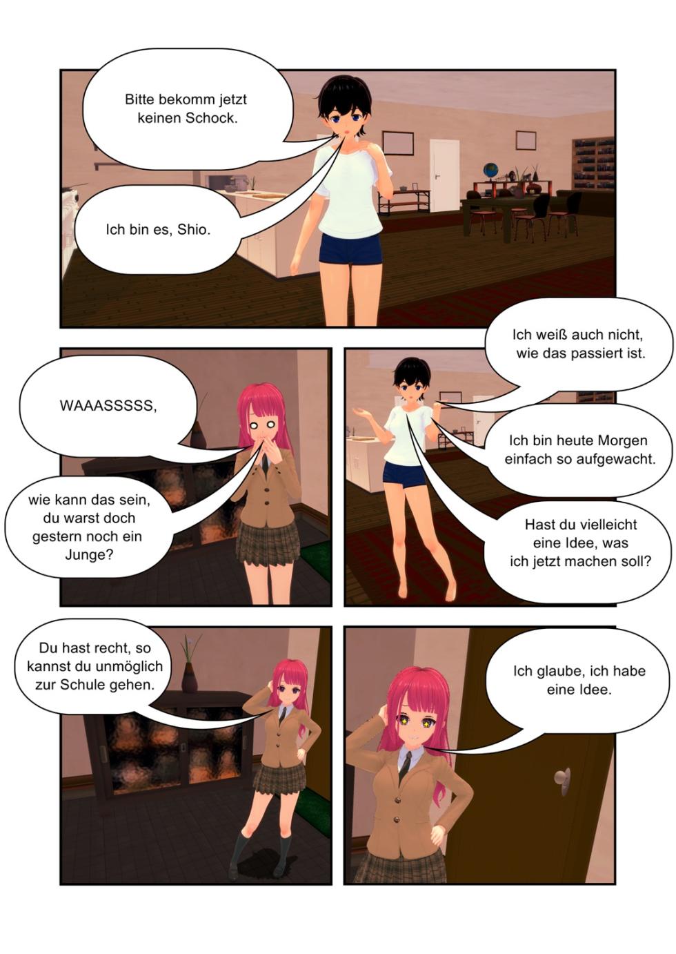 Girl transformation (Chapter 1 ) - Page 12