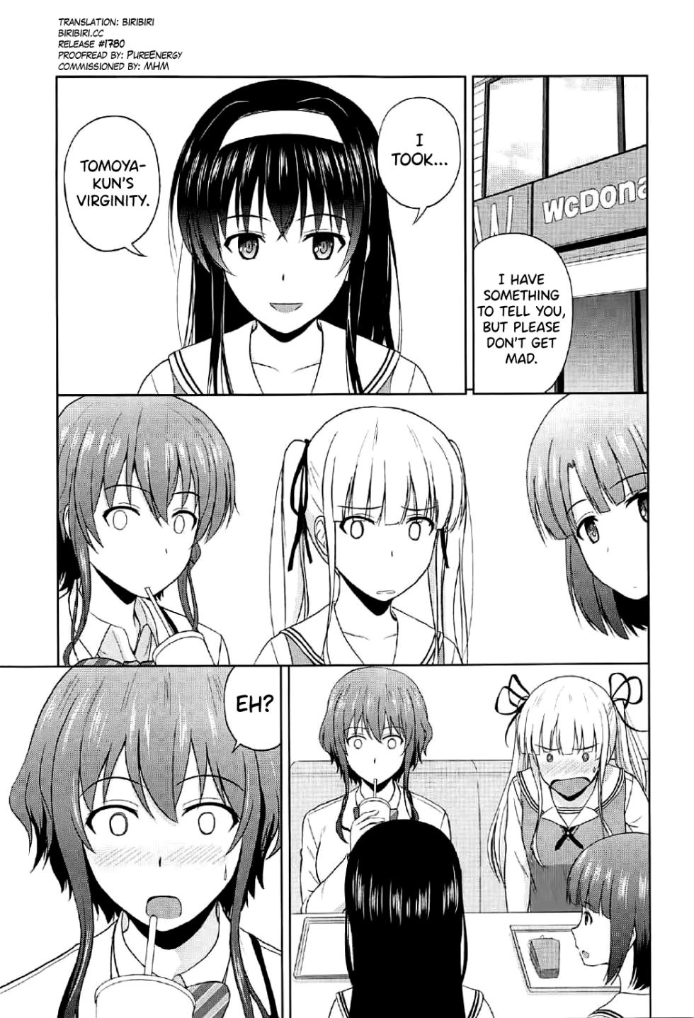 (C91) [G-SCAN CORP. (Satou Chagashi)] Hyodo Michiru no Rinri Shinsakai (Saenai Heroine no Sodatekata) [Englih] [biribiri] - Page 2