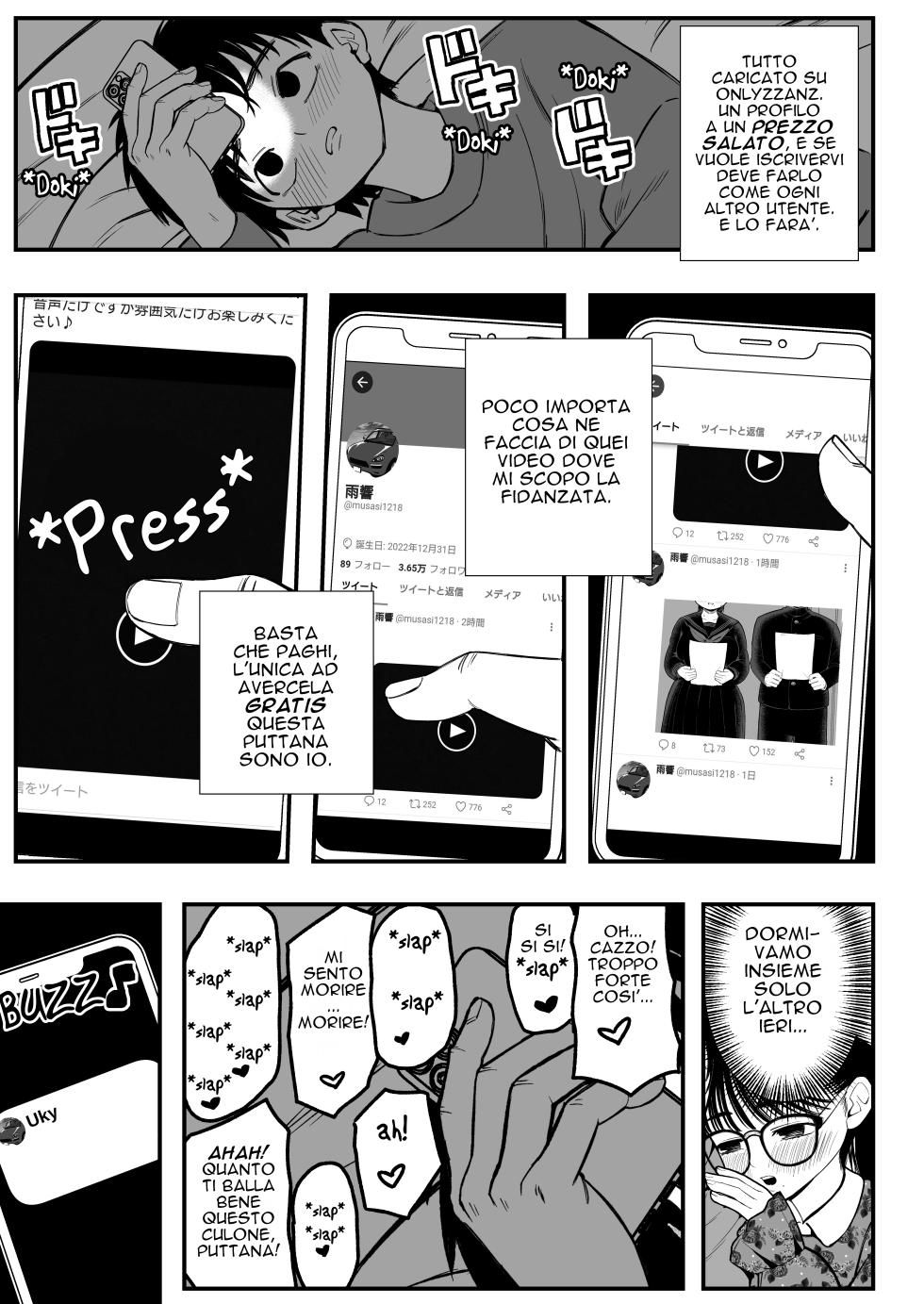[Dochakuso Happy! (Yumekawa Dododo-chan)] Boku to Kanojo to Goshujin-sama no Fuyuyasumi Me [Italian] - Page 7