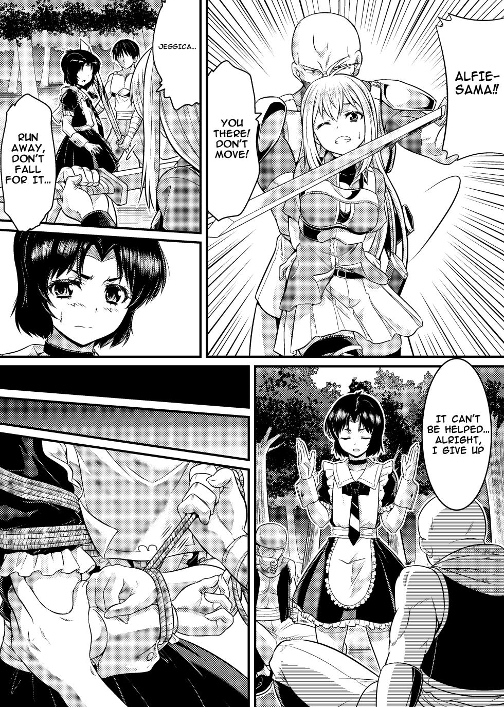 [Yumekakiya (MuuMuu, Kinbakuman)]TS-kishi to Josou Maid no Daibouken Ch.1(english) - Page 13