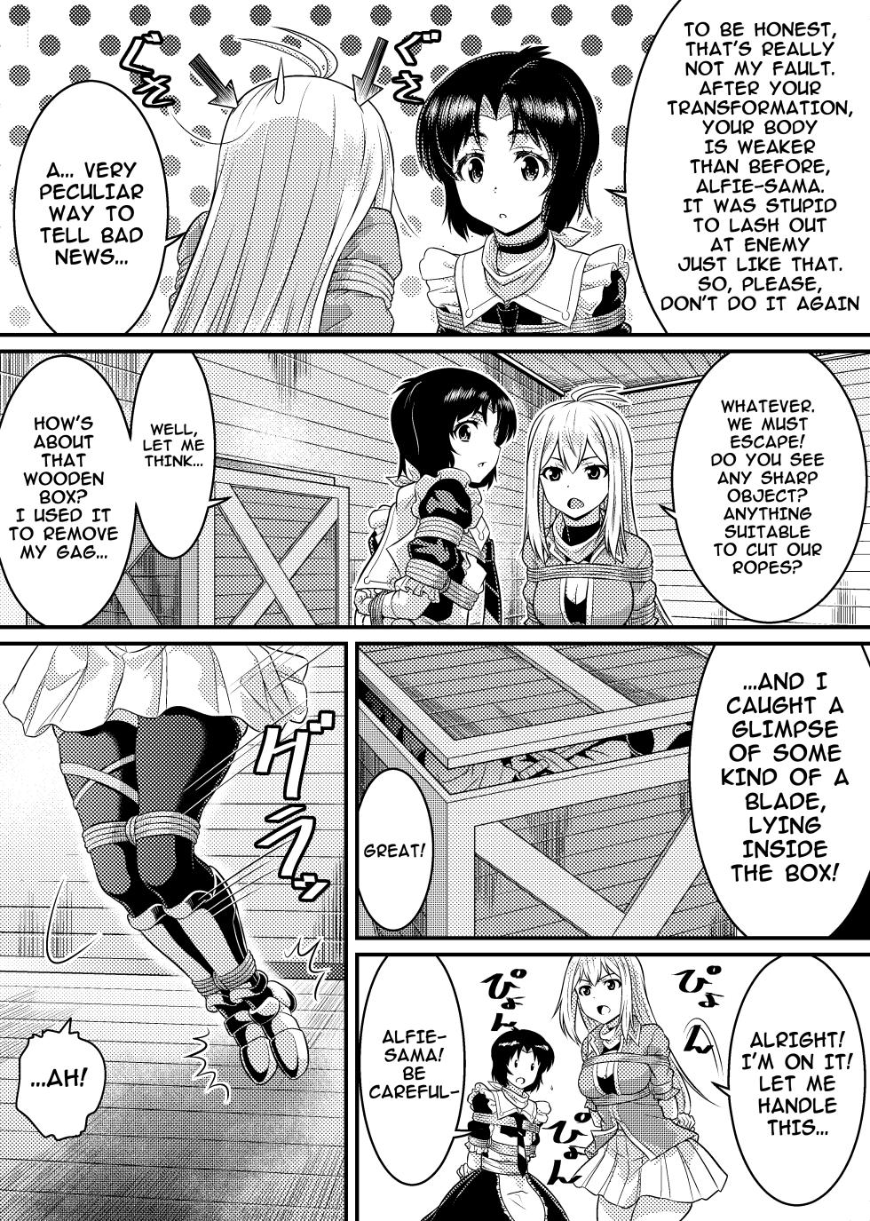 [Yumekakiya (MuuMuu, Kinbakuman)]TS-kishi to Josou Maid no Daibouken Ch.1(english) - Page 20