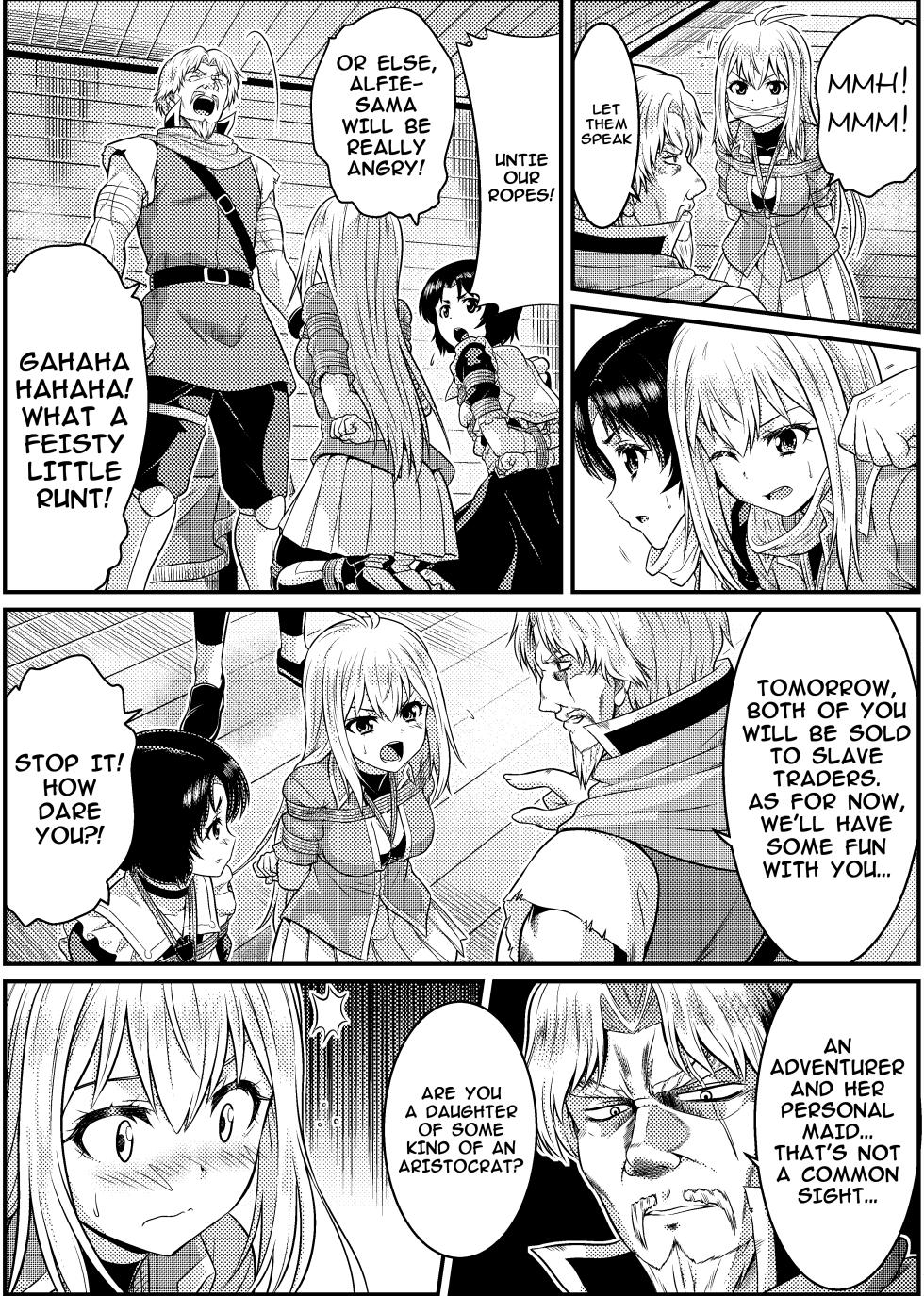 [Yumekakiya (MuuMuu, Kinbakuman)]TS-kishi to Josou Maid no Daibouken Ch.1(english) - Page 23