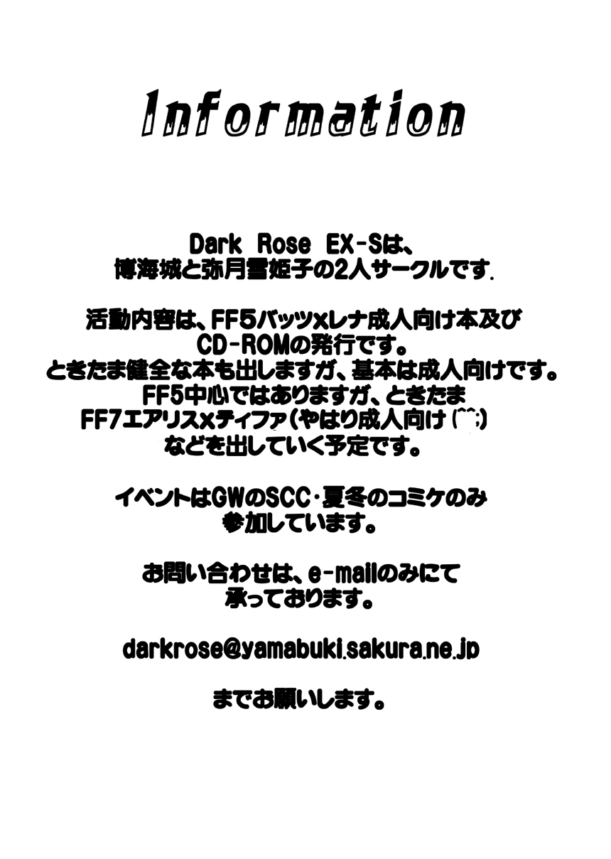 [Dark RoseEX-S (Hirooki)] Vllth FANTASIA lV -Variable Sword- (Final Fantasy VII) [Digital] - Page 29