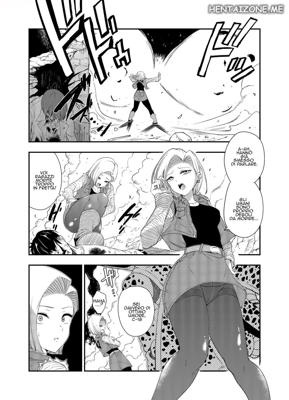 Ameiro Biscuit (Susuanpan)] Cell no Esa ~Mirai Hen~ | Cell Vs C18 (Dragon Ball Z) [Italian] [Digital] - Page 2