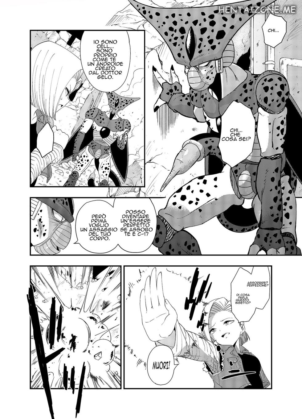 Ameiro Biscuit (Susuanpan)] Cell no Esa ~Mirai Hen~ | Cell Vs C18 (Dragon Ball Z) [Italian] [Digital] - Page 3