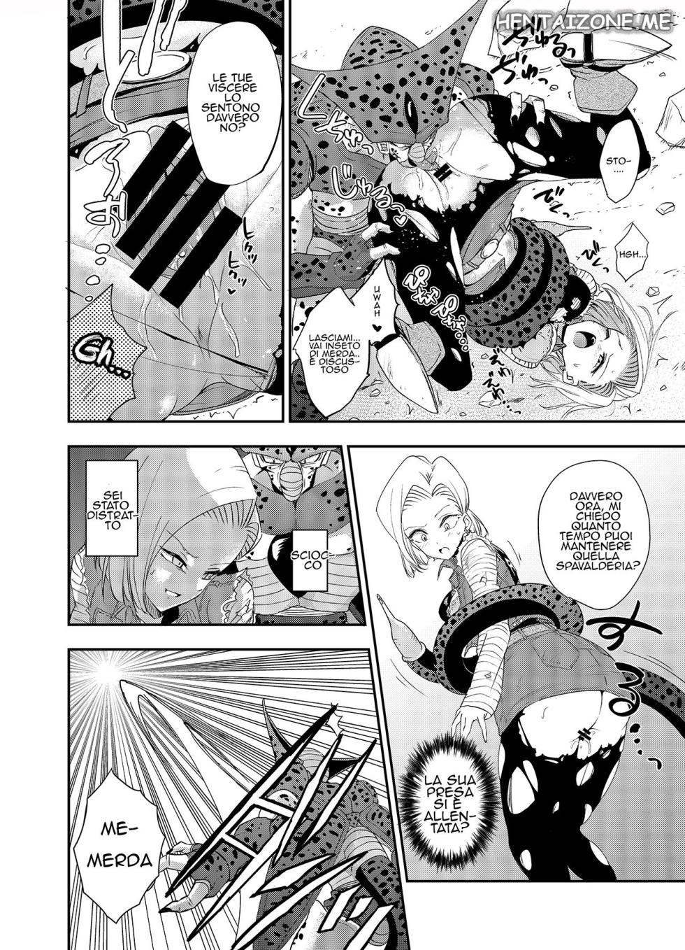 Page 7 - Ameiro Biscuit (Susuanpan)] Cell no Esa ~Mirai Hen~ | Cell Vs C18  (Dragon Ball Z) [Italian] [Digital] — akuma.moe