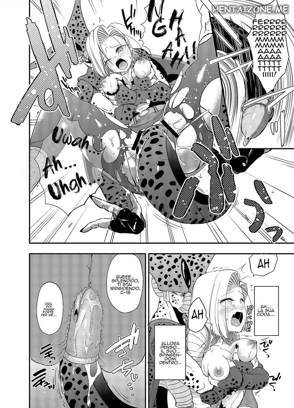 Ameiro Biscuit (Susuanpan)] Cell no Esa ~Mirai Hen~ | Cell Vs C18 (Dragon Ball Z) [Italian] [Digital] - Page 9