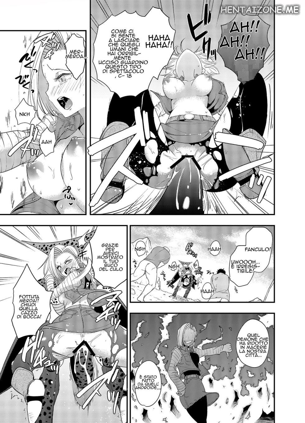 Ameiro Biscuit (Susuanpan)] Cell no Esa ~Mirai Hen~ | Cell Vs C18 (Dragon Ball Z) [Italian] [Digital] - Page 14