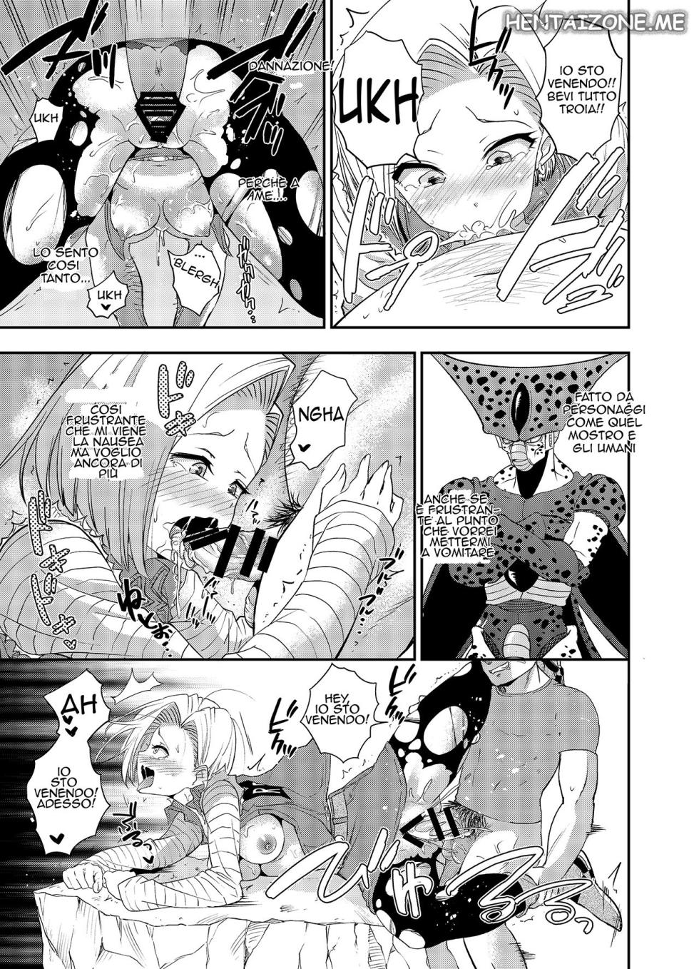 Ameiro Biscuit (Susuanpan)] Cell no Esa ~Mirai Hen~ | Cell Vs C18 (Dragon Ball Z) [Italian] [Digital] - Page 18