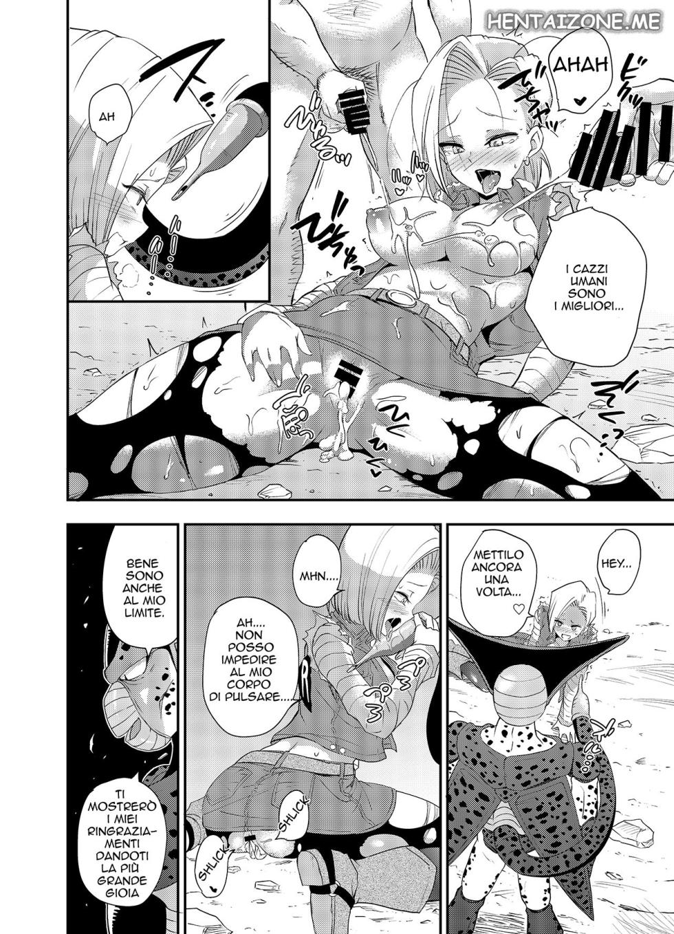 Ameiro Biscuit (Susuanpan)] Cell no Esa ~Mirai Hen~ | Cell Vs C18 (Dragon Ball Z) [Italian] [Digital] - Page 19