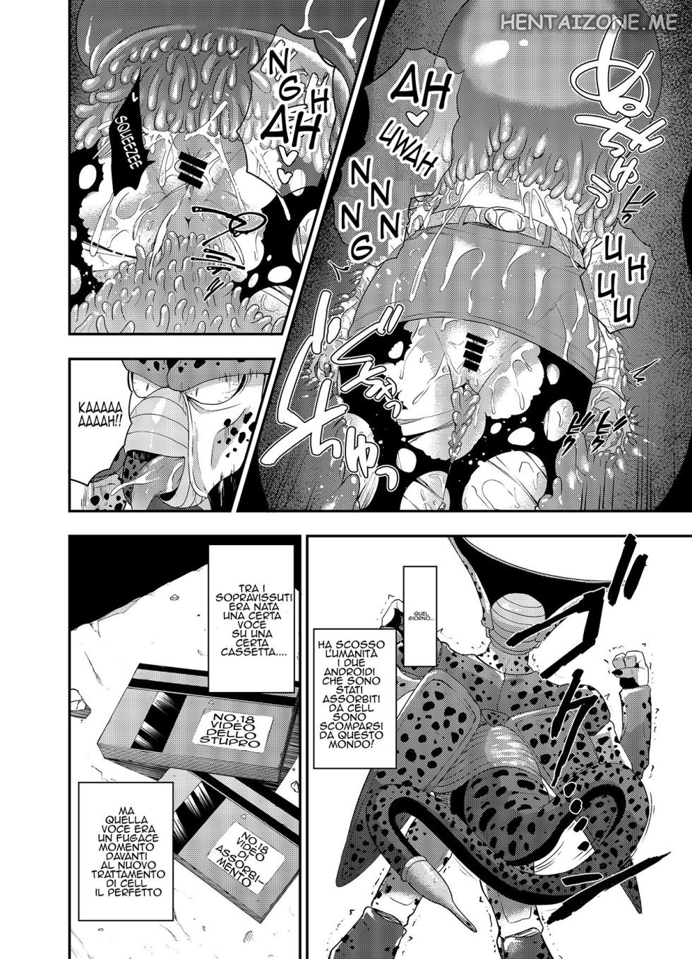 Ameiro Biscuit (Susuanpan)] Cell no Esa ~Mirai Hen~ | Cell Vs C18 (Dragon Ball Z) [Italian] [Digital] - Page 23