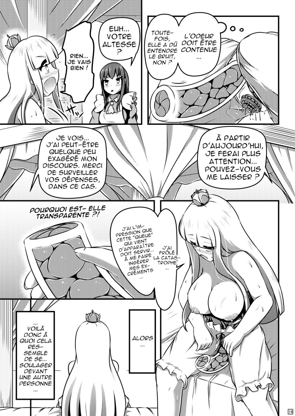 [Shiroi Shinoshino (Shinoda Kazuhiro)] Sodatsu Teisoutai o Haita Ohime-sama no Haisetsu Jijou [French] [Digital] - Page 19