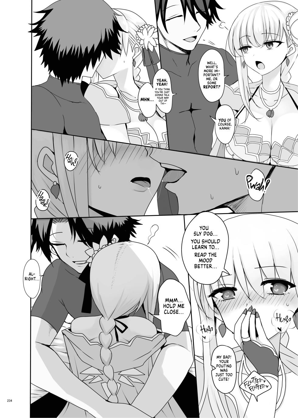 [Kakuzatou (HAN)] Kama (Swimsuit)  (FGO Lovey-Dovey Erotic Collab ~Pure Love Singularity Lovedea~) (Fate Grand Order) [English] [Saint Quartz Scans] [Digital] - Page 2