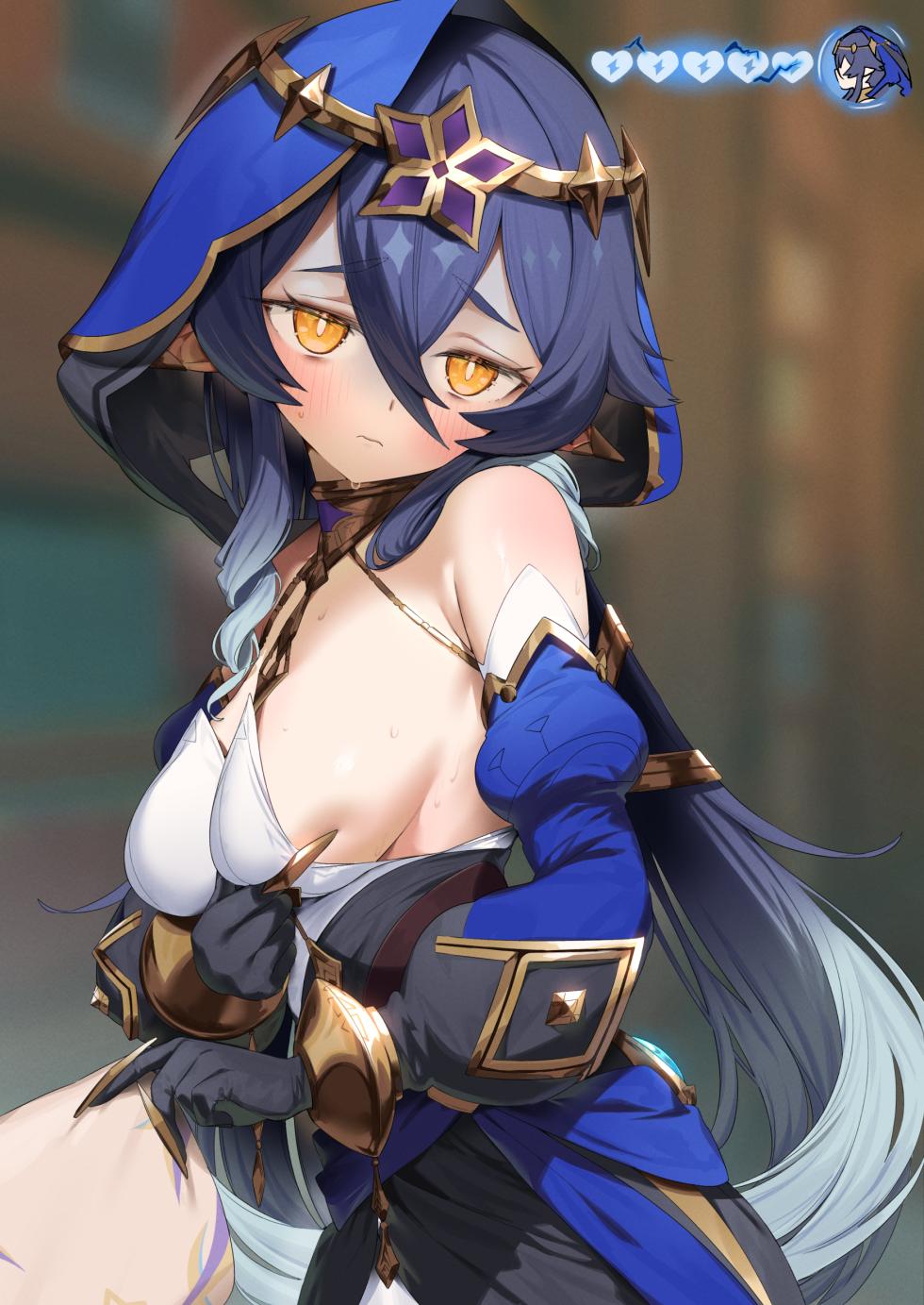 [イトハナ] Leila, who will be exempt from writing a thesis if she shows her breasts (原神) [英語] - Page 3