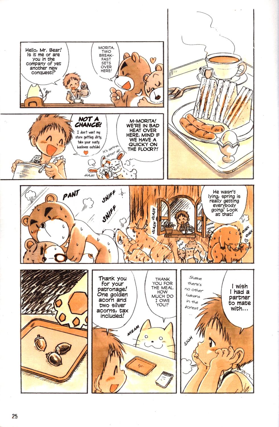 [Sennen Teikoku (Mitsui Jun)] BE-HAPPY (KontaPoponta + Morita's Tea House) [English] [Hikaru Scans] - Page 25