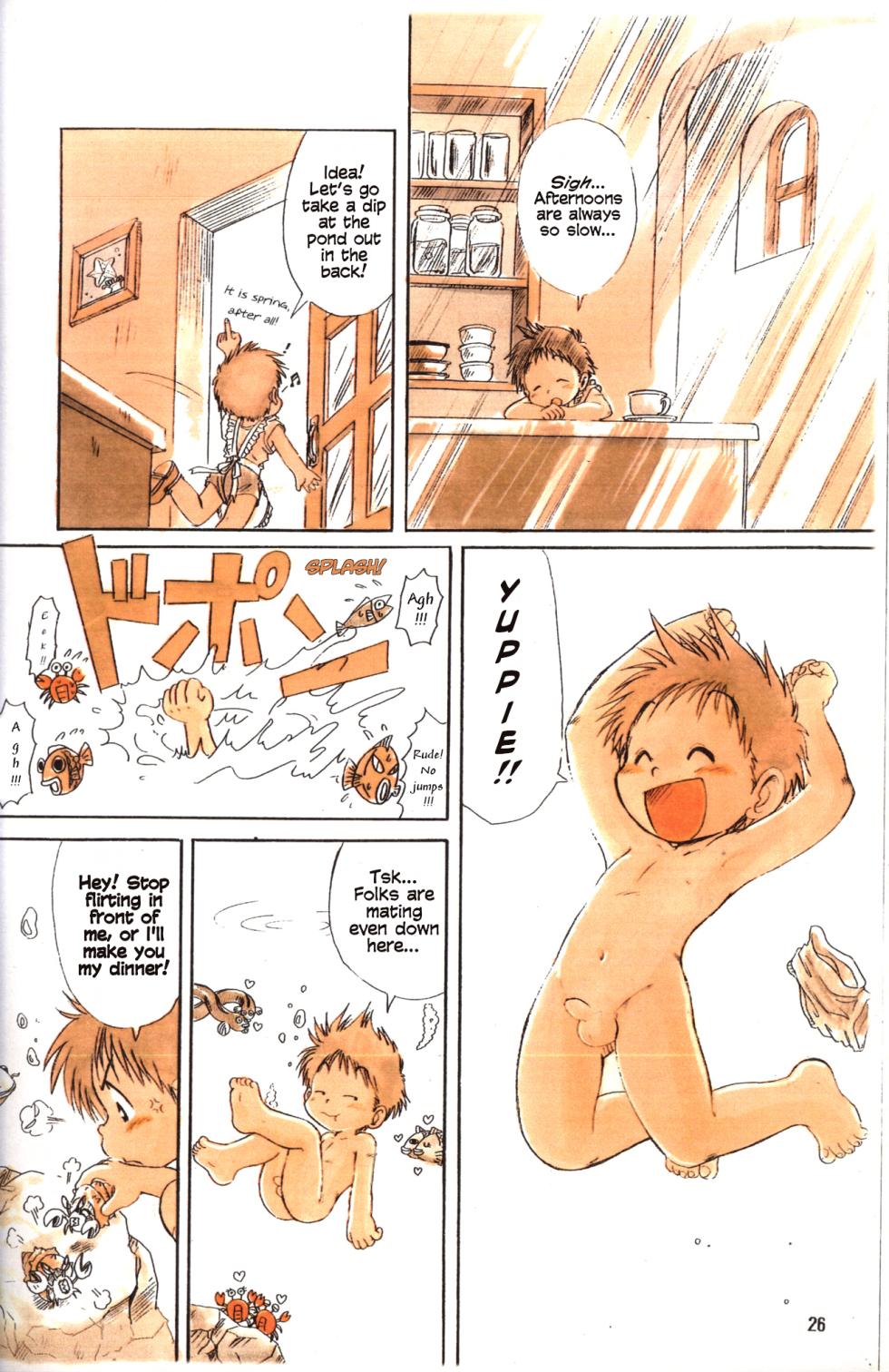 [Sennen Teikoku (Mitsui Jun)] BE-HAPPY (KontaPoponta + Morita's Tea House) [English] [Hikaru Scans] - Page 26
