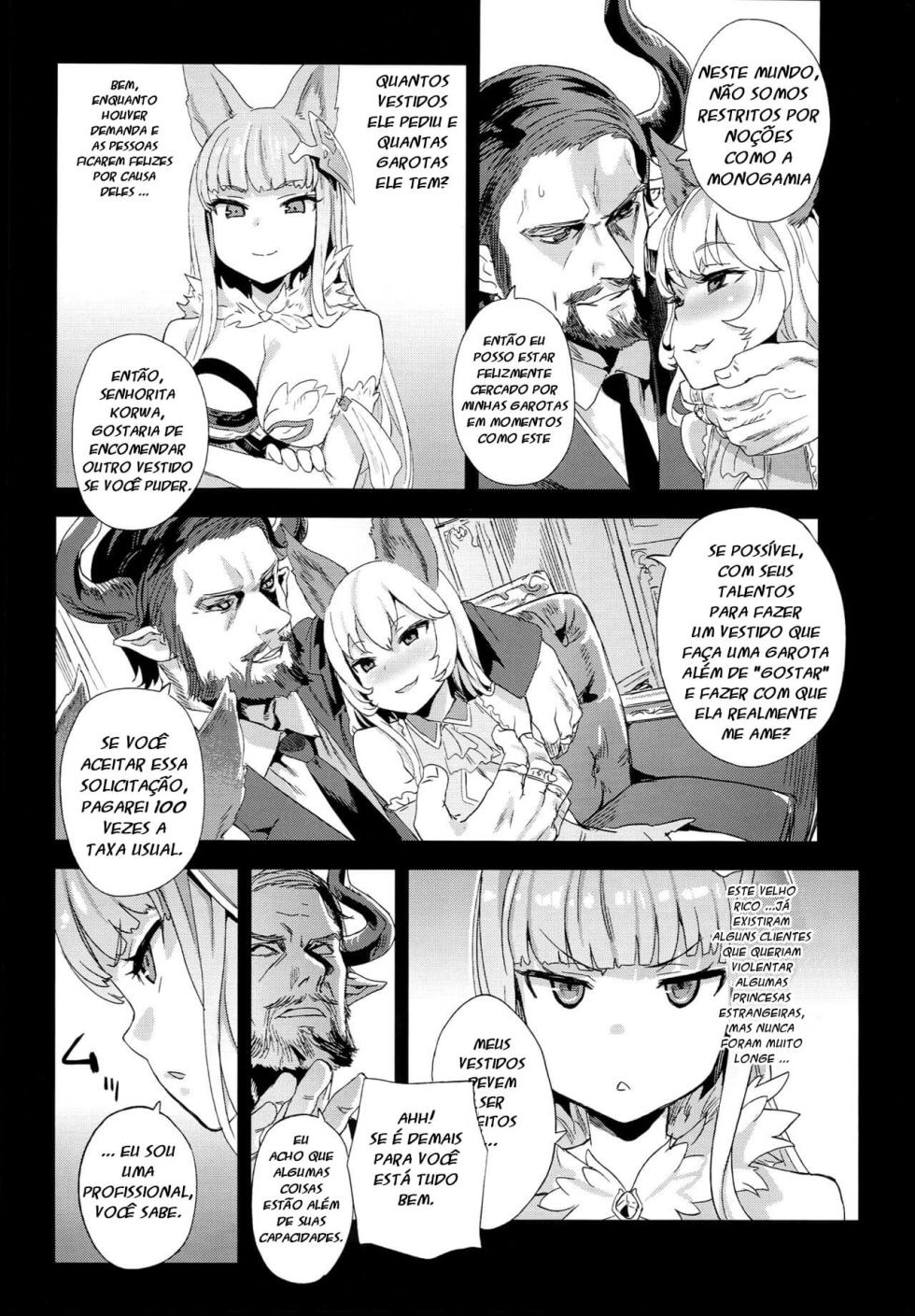 (C90) [Fatalpulse (Asanagi)] VictimGirls 21 Bokujou: Happy End (Granblue Fantasy) [Portuguese-BR] - Page 3