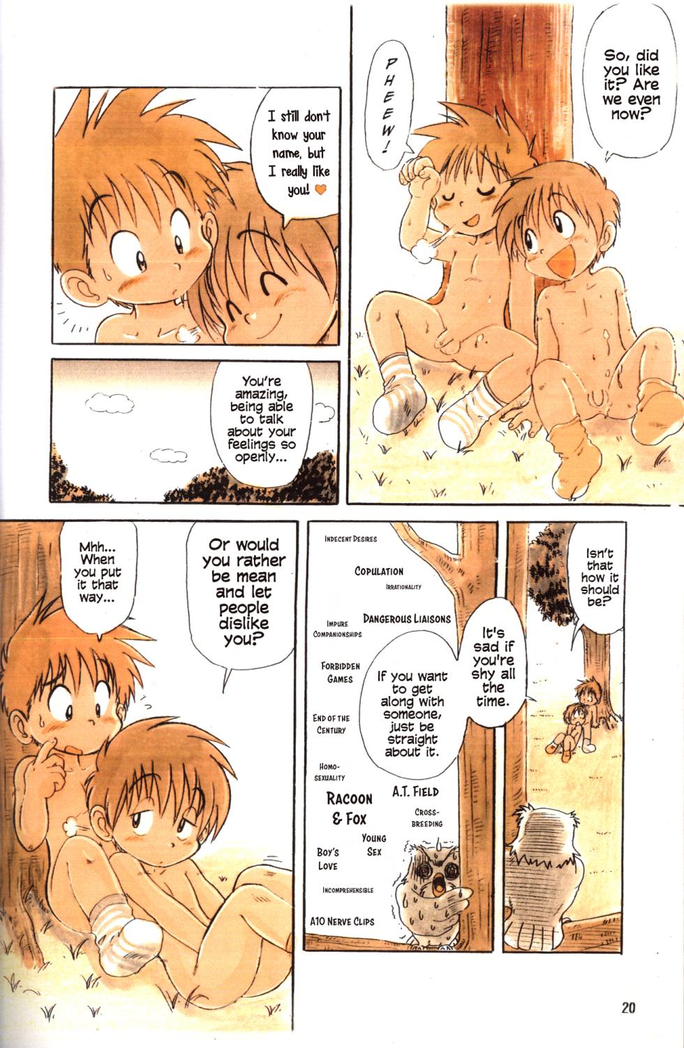 [Sennen Teikoku (Mitsui Jun)] BE-HAPPY (KontaPoponta + Morita's Tea House) [English] [Hikaru Scans] - Page 20