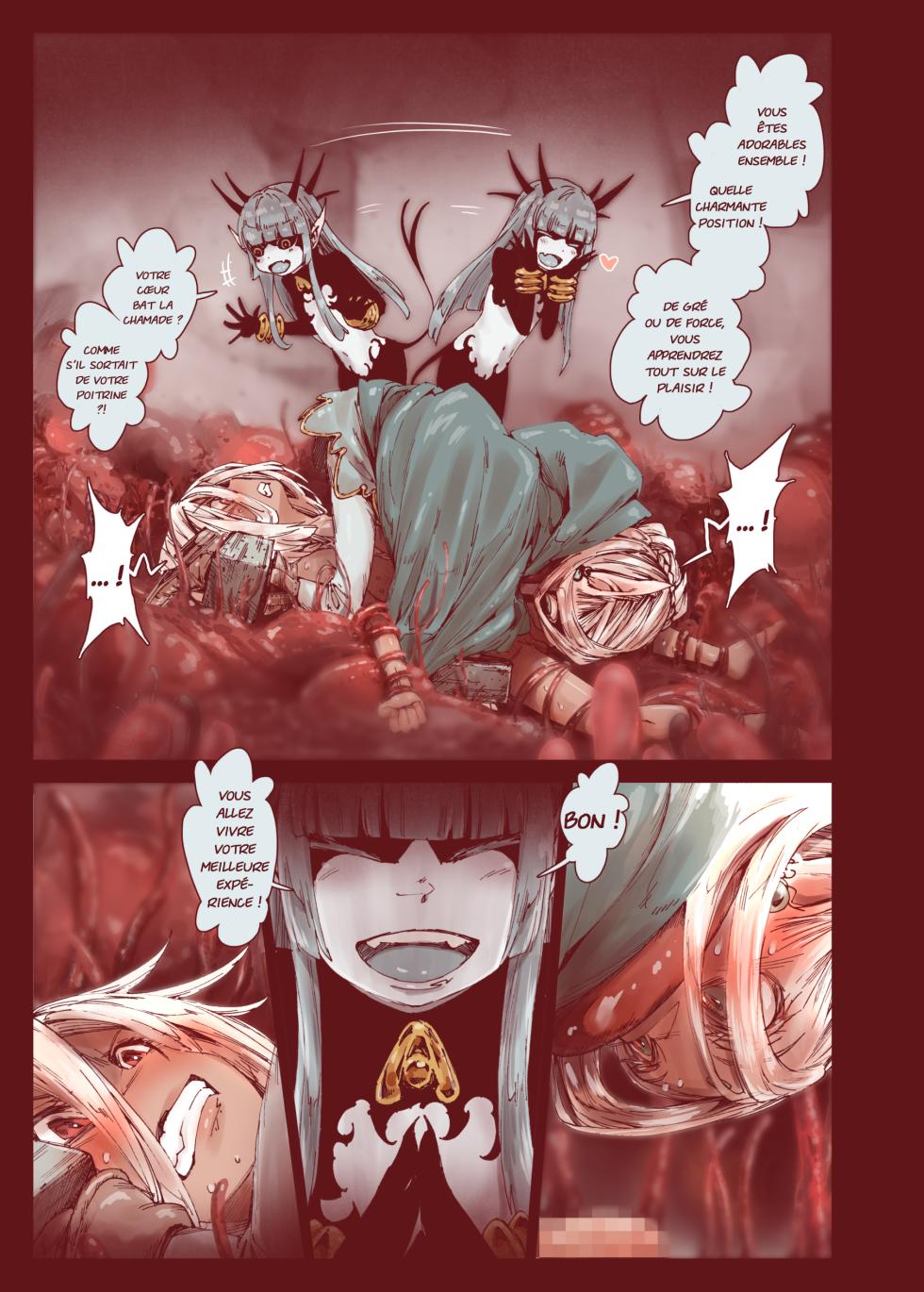 [Kyaradain] Daraku no Majo Shounen Yuusha to Tsurupeta Elf wa Ika ni Shite Majo ni Yabureta ka | La Sorcière de la Dépravation [French] [JnTo] [Uncensored] - Page 28