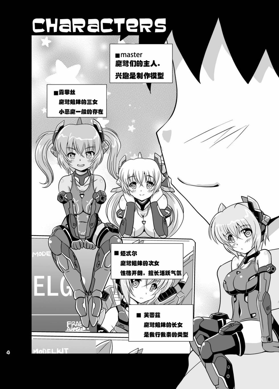 [Misuterutein (Oborogumo Takamitsu)] HRESLOVE (Frame Arms Girl) [Chinese] [雙月雉個人渣翻] [Digital] - Page 3