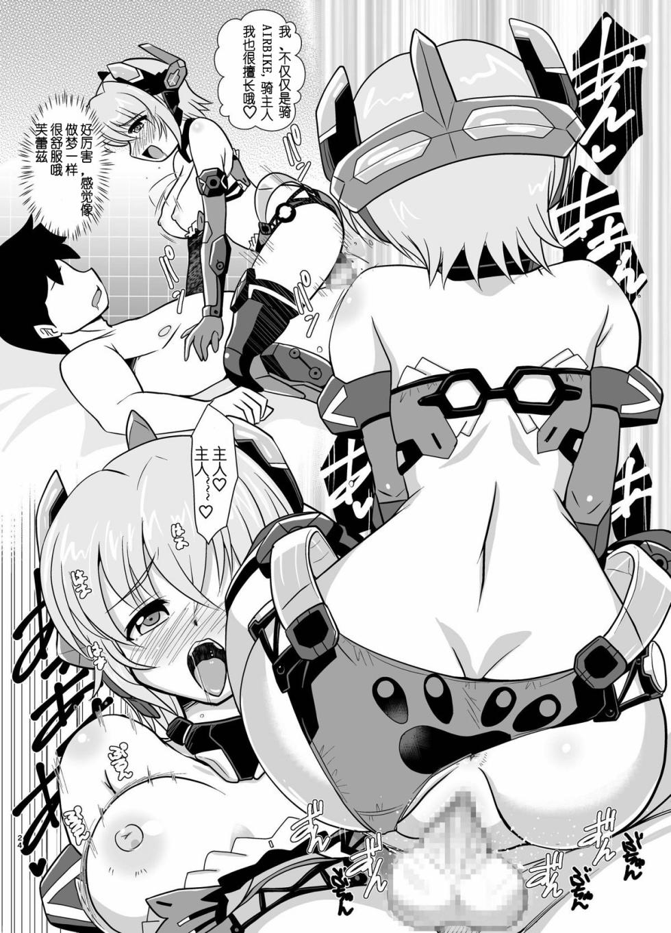 [Misuterutein (Oborogumo Takamitsu)] HRESLOVE (Frame Arms Girl) [Chinese] [雙月雉個人渣翻] [Digital] - Page 23
