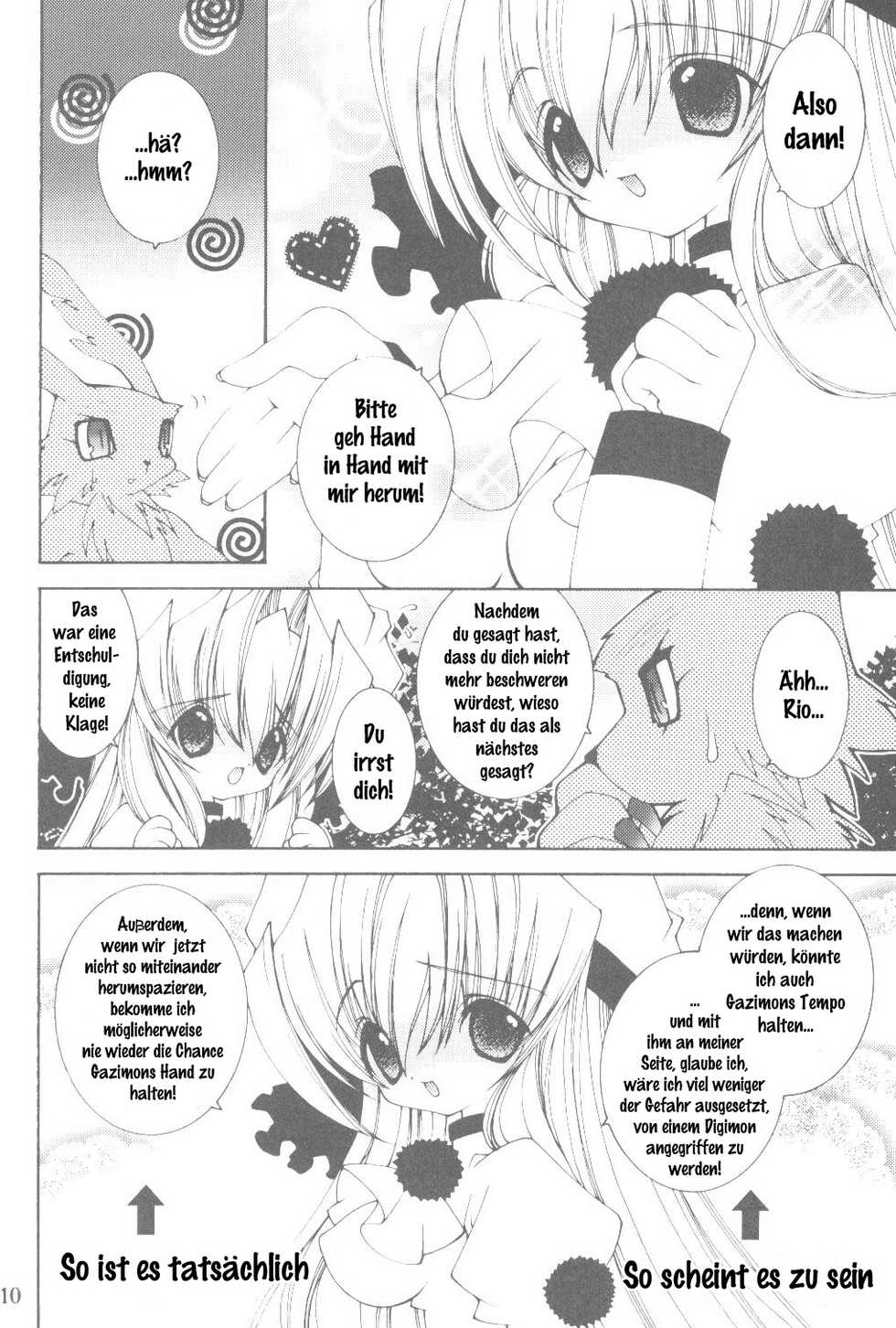 (C60) [Ruu Rikaku (Various)] Plug In! (Digimon) [German] - Page 9