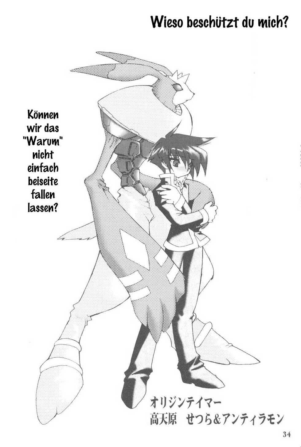 (C60) [Ruu Rikaku (Various)] Plug In! (Digimon) [German] - Page 33