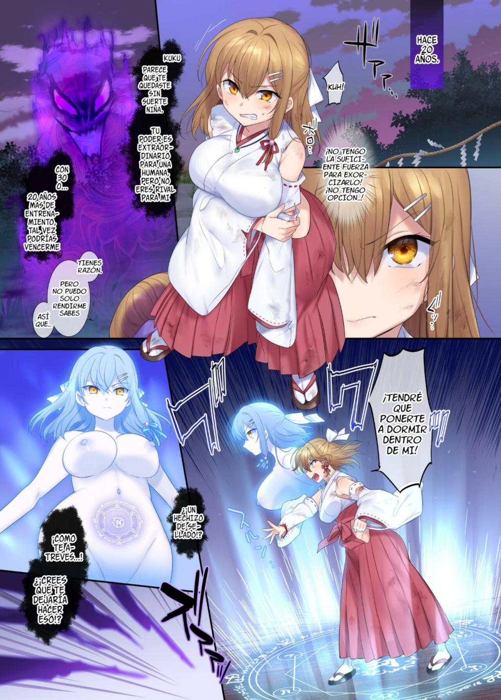 [Hyoui Lover (Hiiragi Popura, Hyoui Suki no Hito)] Fuukon no Taimafujo ~Oyako ga Akuryo ni Somari Nottorareru made~ [Spanish] [BigDaddy Scan] [Digital] - Page 2