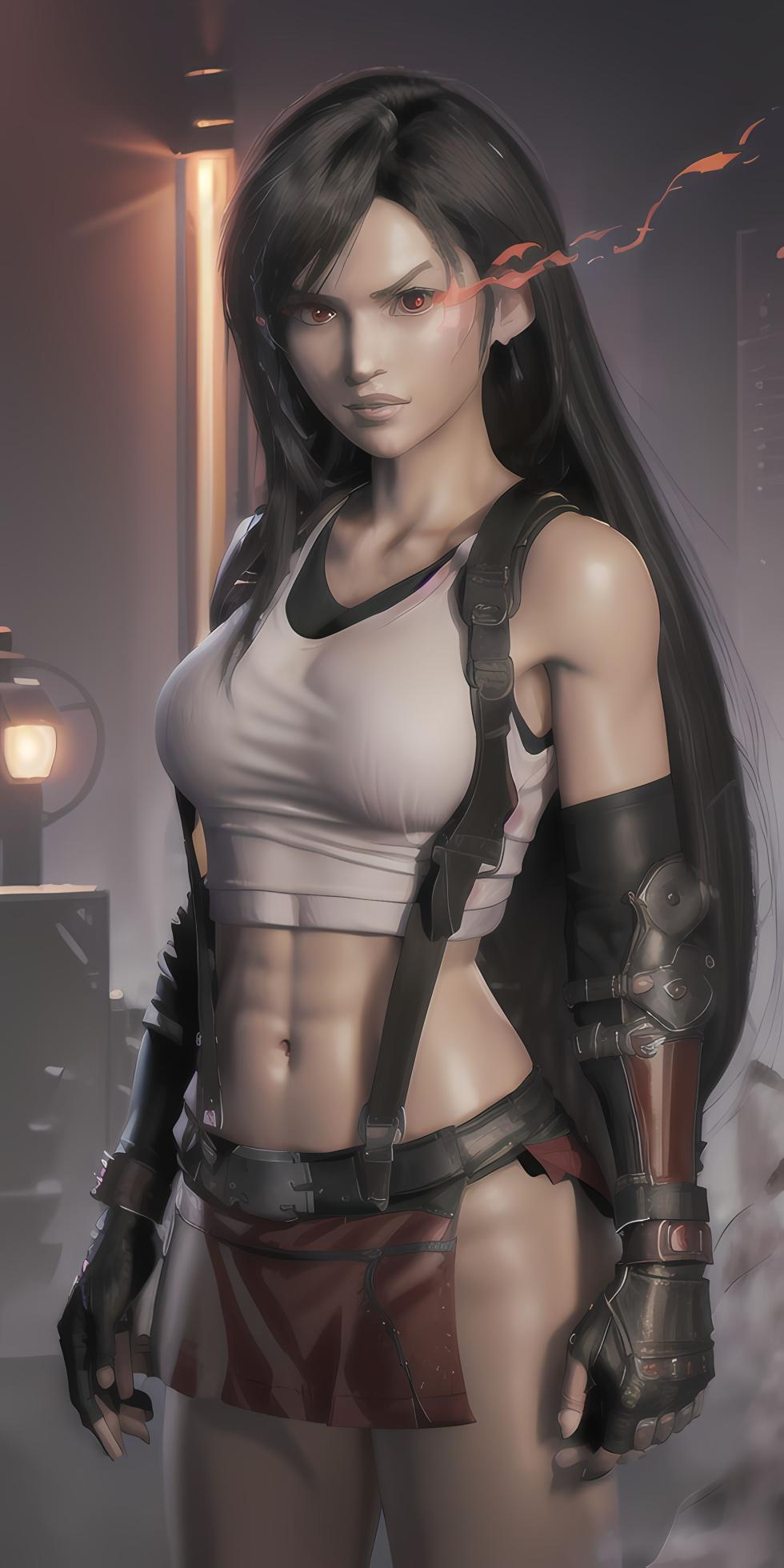 Tifa Lockhart - test on different styles and poses [AI Generated] - Page 2