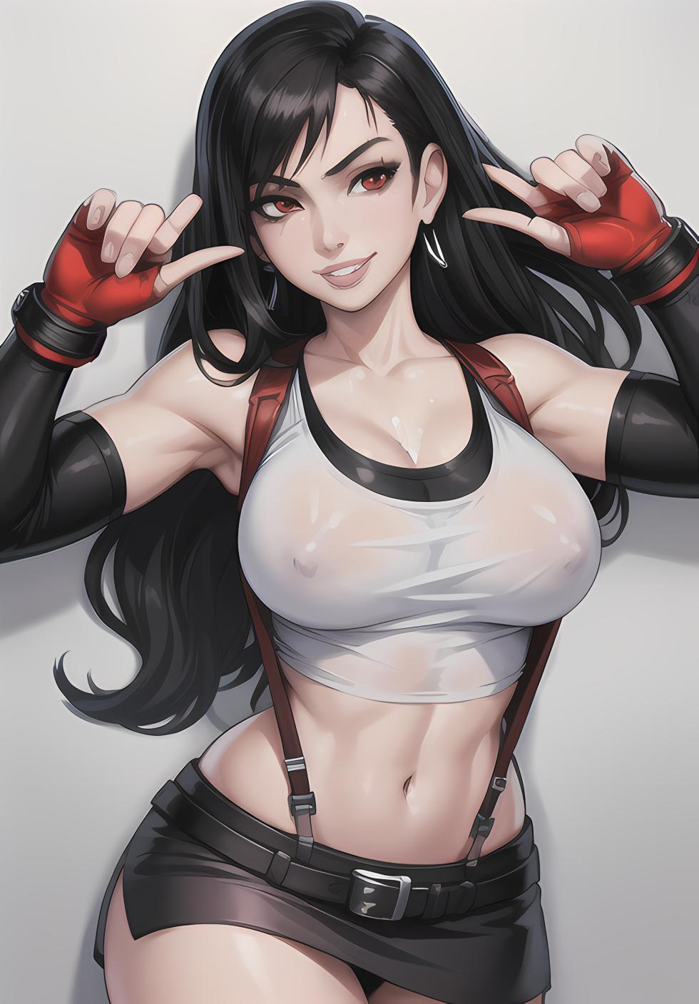 Tifa Lockhart - test on different styles and poses [AI Generated] - Page 5