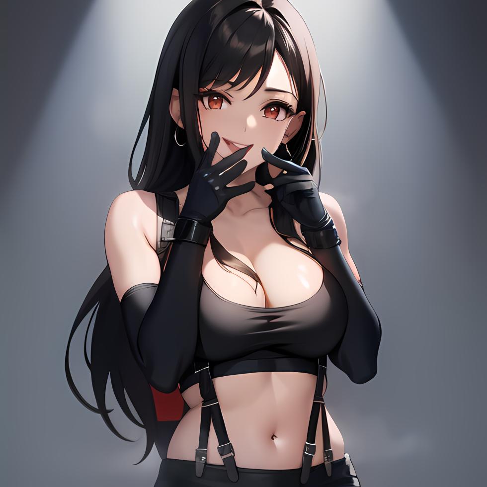 Tifa Lockhart - test on different styles and poses [AI Generated] - Page 11