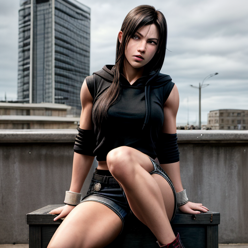 Tifa Lockhart - test on different styles and poses [AI Generated] - Page 14