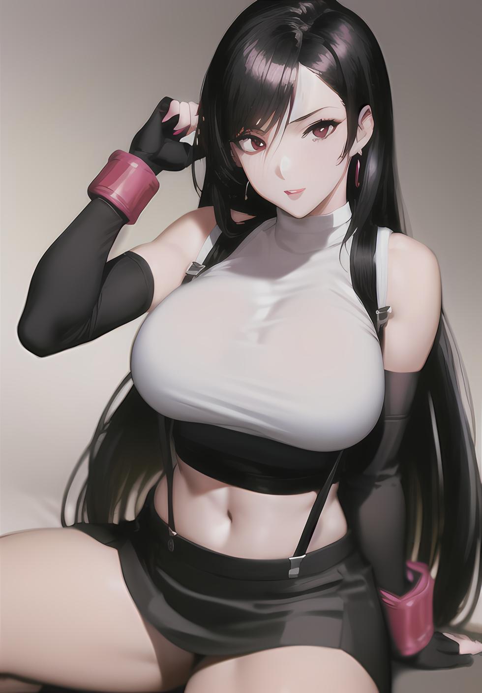 Tifa Lockhart - test on different styles and poses [AI Generated] - Page 15