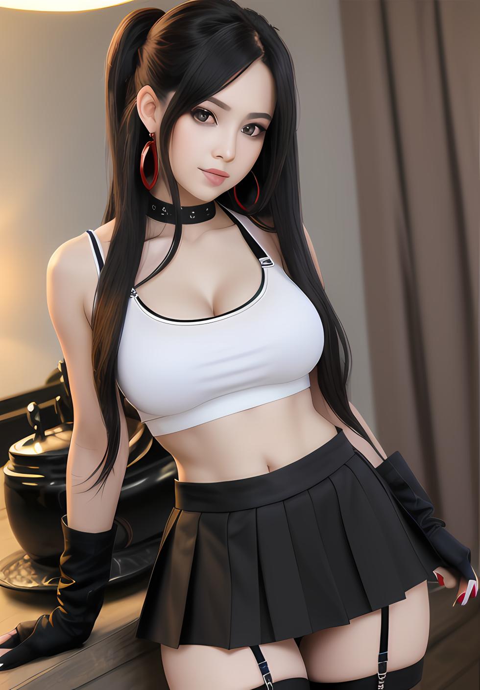 Tifa Lockhart - test on different styles and poses [AI Generated] - Page 25
