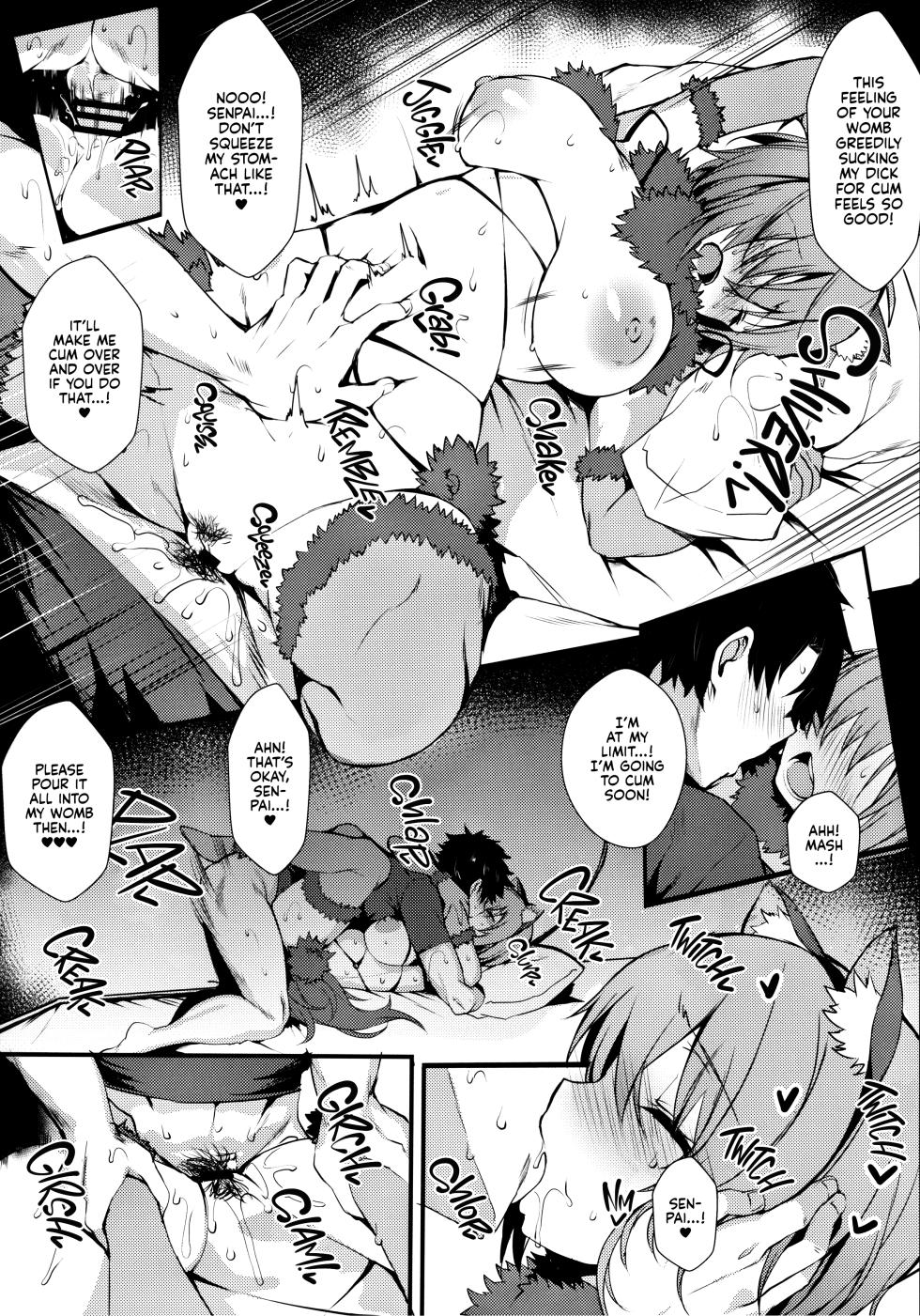 (C96) [Flock Blue (Blue)] Jibun ni dake Eroi Kao o Misete Kureru Kawaii Kouhai | The Naughty Side That My Adorable Kouhai Only Shows To Me (Fate/Grand Order) [English] [Kyuume] - Page 15
