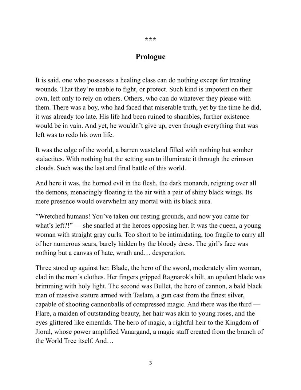 Redo of Healer Reimagined. Volume 1 - Page 3