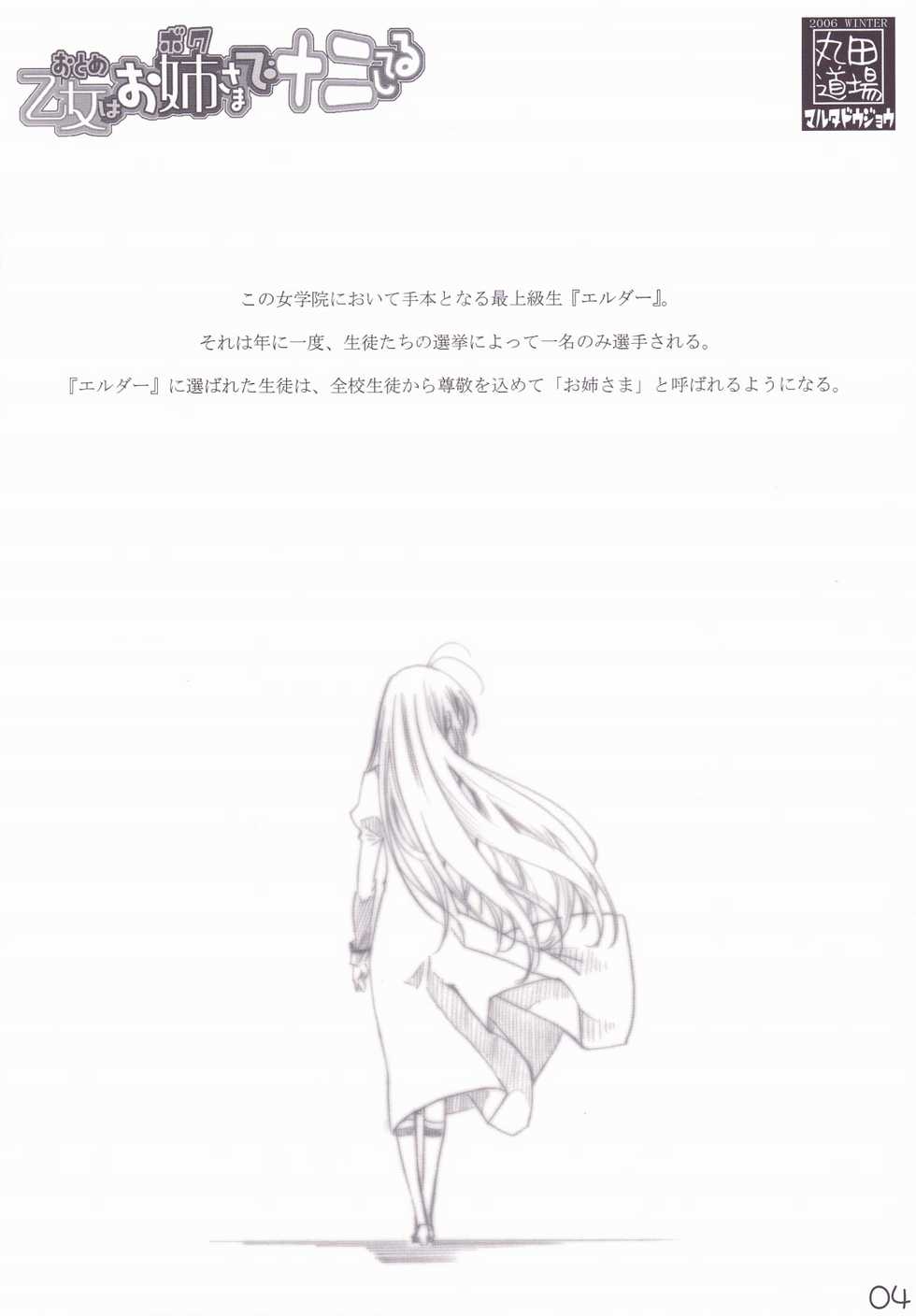 (C71) [MARUTA-DOJO (MARUTA)] Otome wa Boku de Nani Shiteru (Otome wa Boku ni Koishiteru) - Page 3