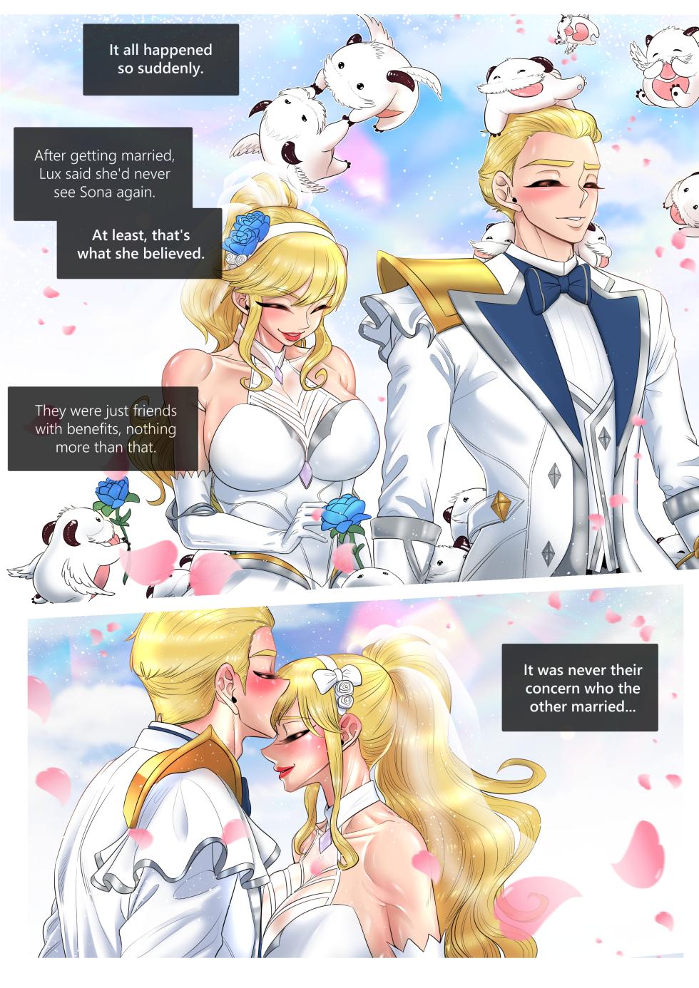 [TaejaHo] "Lsn't That Your Husband's Number?" Lux X Sona (League of Legends) - English (Pixiv Fanbox) - Page 6