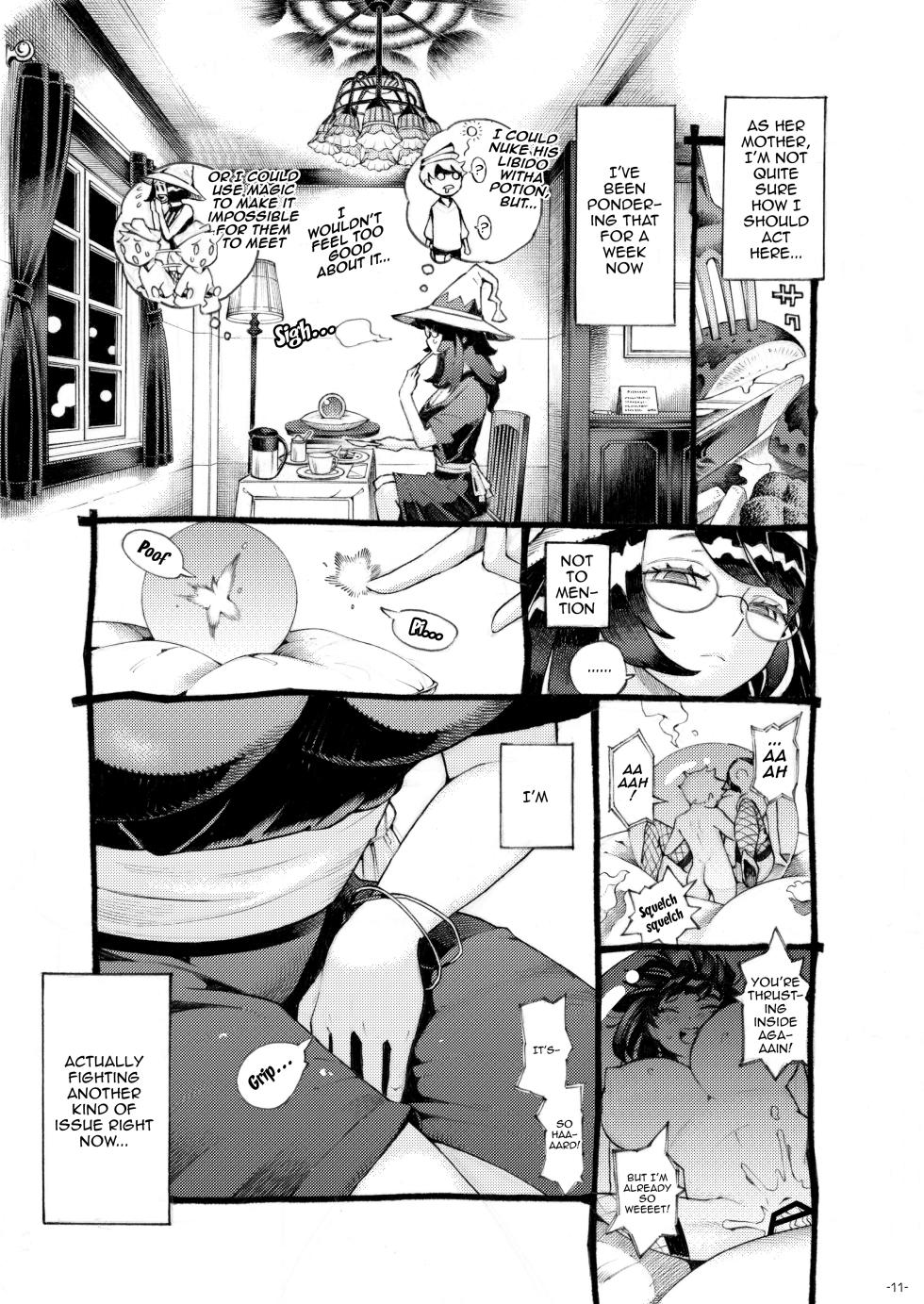 [Naivta (Nishi Yoshiyuki)] Majo wa Kekkyoku Sono Kyaku to 4 ~Mama Hen~  The Witch Ended Up 4... ~Mommy Edition~ [English] {Doujins.com} [Digital] - Page 10