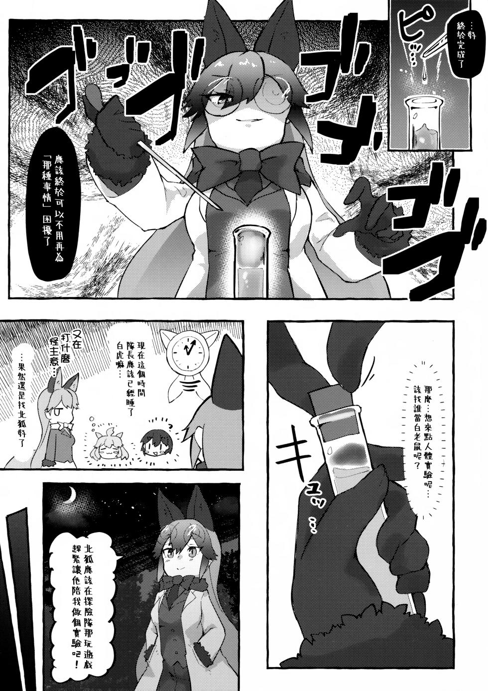 (C99) [Nekosu no Sumika (Nekosu)] Gingitsune Kunkun (Kemono Friends) [Chinese] - Page 3