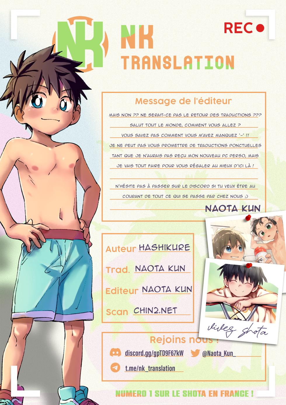 (ShotaFes 3) [Suikanotane (Hashikure)] Otokonoko | Boys [French] {NK Translation} - Page 17